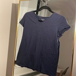 Blue V-Neck Eileen Fisher Shirt